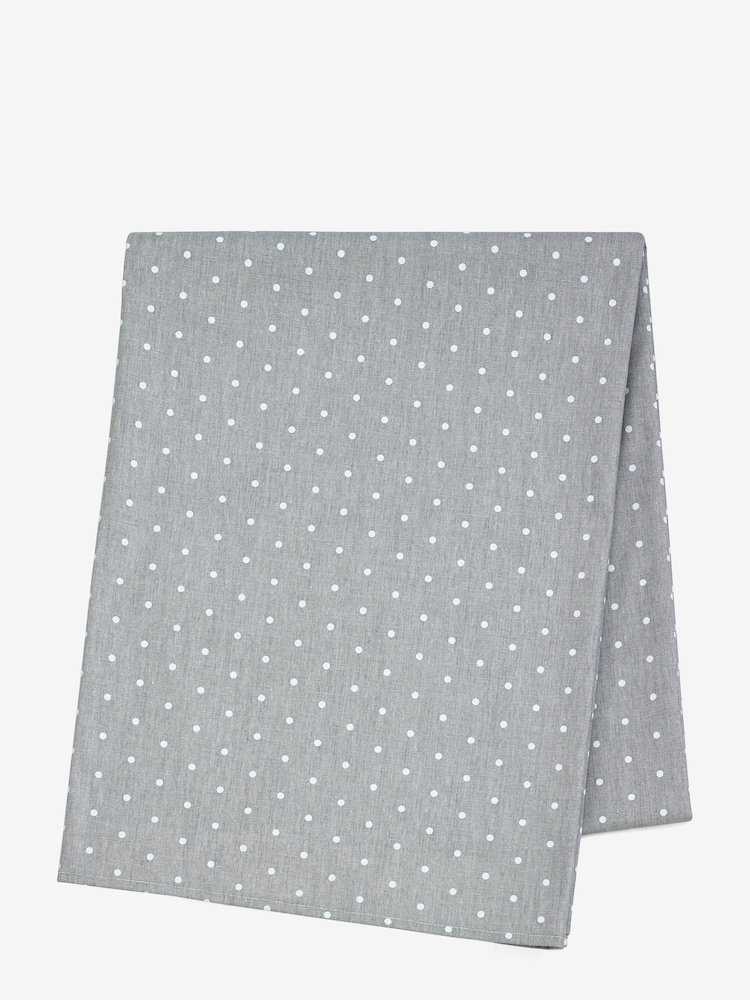Grey Spot Wipe Clean Table Cloth - Image 3 of 3
