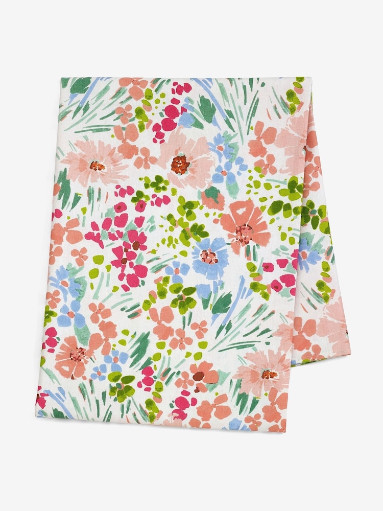 Pink Lisse Floral Wipe Clean Table Cloth - Image 5 of 5