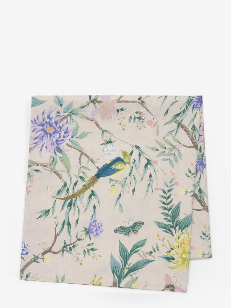 Natural Chinoserie Floral Wipe Clean Table Cloth - Image 2 of 3