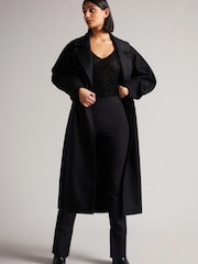 Ted Baker Darcina Netz-Body aus Jersey, Schwarz - Bild 2 von 5