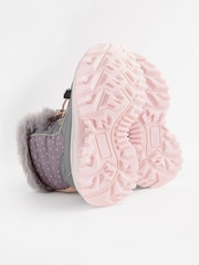 Grey Warm Lined Snow Boots - Image 3 of 7