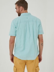 FatFace Green Bugle Micro Check Shirt - Image 2 of 6