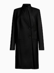 AllSaints Black Sidney Coat - Image 5 of 5