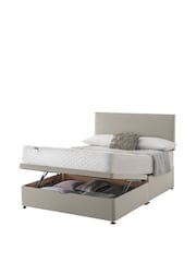 Silentnight Natural Miracoil End Lift Half Ottoman Divan Storage Bed Set - Image 2 of 6