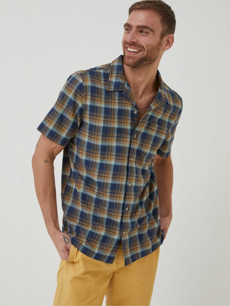 FatFace Blue Kilcoy Check Shirt - Image 1 of 6 FatFace Blue Kilcoy Check Shirt - Image 1 of 6