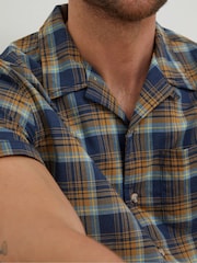 FatFace Blue Kilcoy Check Shirt - Image 4 of 6