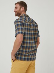 FatFace Blue Kilcoy Check Shirt - Image 5 of 6