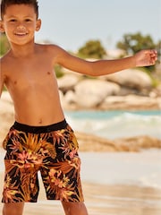 Myleene Klass Kids Multi Tropical Print Swimshorts - Image 1 of 13
