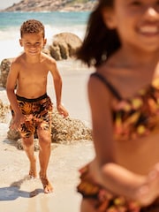 Myleene Klass Kids Multi Tropical Print Swimshorts - Image 10 of 13