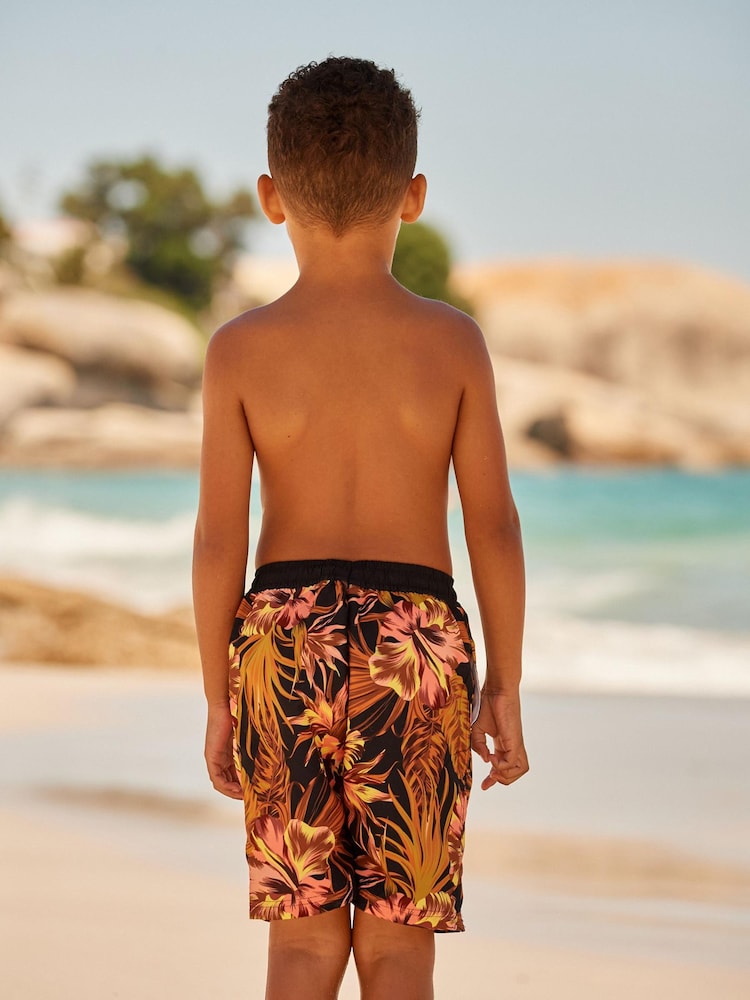 Myleene Klass Kids Multi Tropical Print Swimshorts - Image 2 of 13