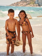 Myleene Klass Kids Multi Tropical Print Swimshorts - Image 3 of 13