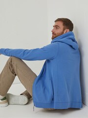 FatFace Blue Emsworth Zip Through Sweat Top - Image 2 of 5