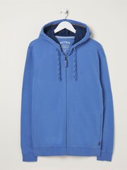FatFace Blue Emsworth Zip Through Sweat Top - Image 5 of 5