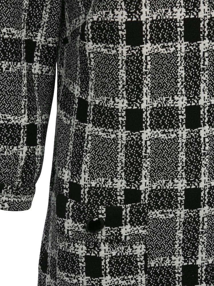M&Co Black Check Tunic - Image 5 of 5 M&Co Black Check Tunic - Image 5 of 5
