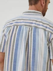 FatFace Blue Tynemouth Stripe Shirt - Image 5 of 7