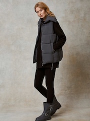 Mint Velvet Dark Grey Wynter Short Wellies - Image 1 of 4