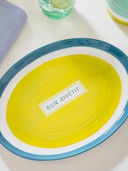 Teal Blue Bon Appétit Platter - Image 2 of 4