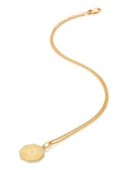 Hot Diamonds X Jac Jossa Gold Tone Hope Octagon Pendant Necklace - Image 1 of 3