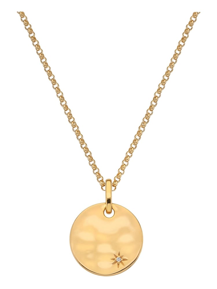 Hot Diamonds X Jac Jossa Gold Tone Lunar Pendant Necklace - Image 2 of 3