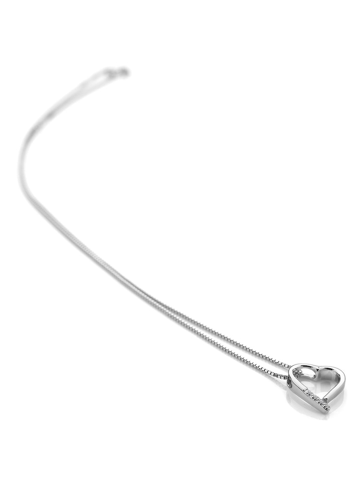 Hot Diamonds Silver Tone Romantic Pendant Necklace - Image 1 of 3