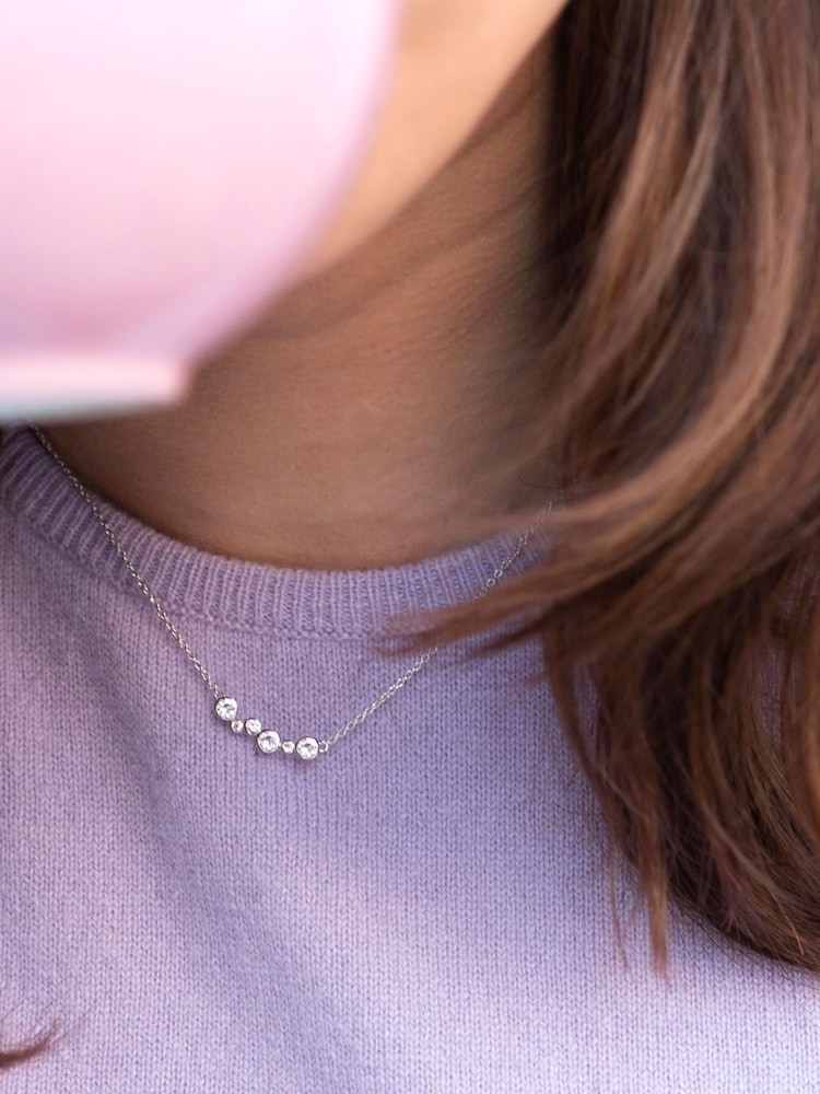Hot Diamonds Silver Tone Tender Necklace - Image 3 of 3 Hot Diamonds Silver Tone Tender Necklace - Image 3 of 3