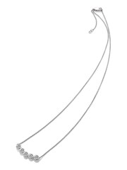 Hot Diamonds Silver Tone Tender White Topaz Necklace - Image 1 of 3