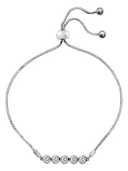 Hot Diamonds Silver Tone Tender White Topaz Bracelet - Image 2 of 3