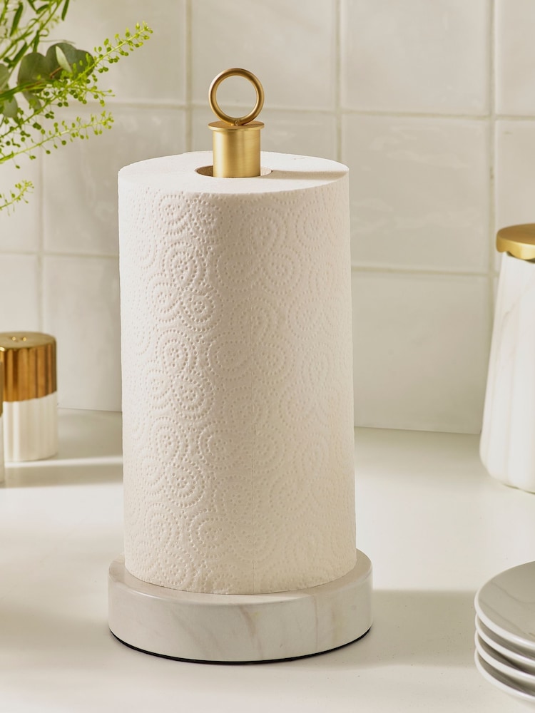 Gold Valencia Kitchen Roll Holder - Image 1 of 5