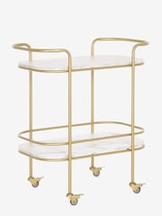 Gold Valencia Bar Trolley - Image 3 of 4