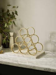Gold Valencia Wine Rack - Image 2 of 5