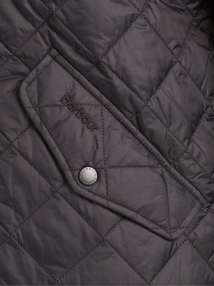 Barbour® Black Flyweight Chelsea Quilt Jacket - Image 7 of 7 Barbour® Black Flyweight Chelsea Quilt Jacket - Image 7 of 7