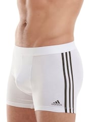 adidas White Active Flex Cotton 3 Pack Boxers - Image 10 of 10