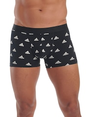 adidas Black Active Flex Cotton 3 Pack Boxers - Image 4 of 7