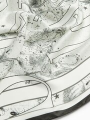AllSaints Natural Astraeus  Square Scarf - Image 4 of 4