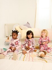 Brown Character 3 Pack Long Sleeve Printed Pyjamas (9mths-8yrs) - Image 1 of 1