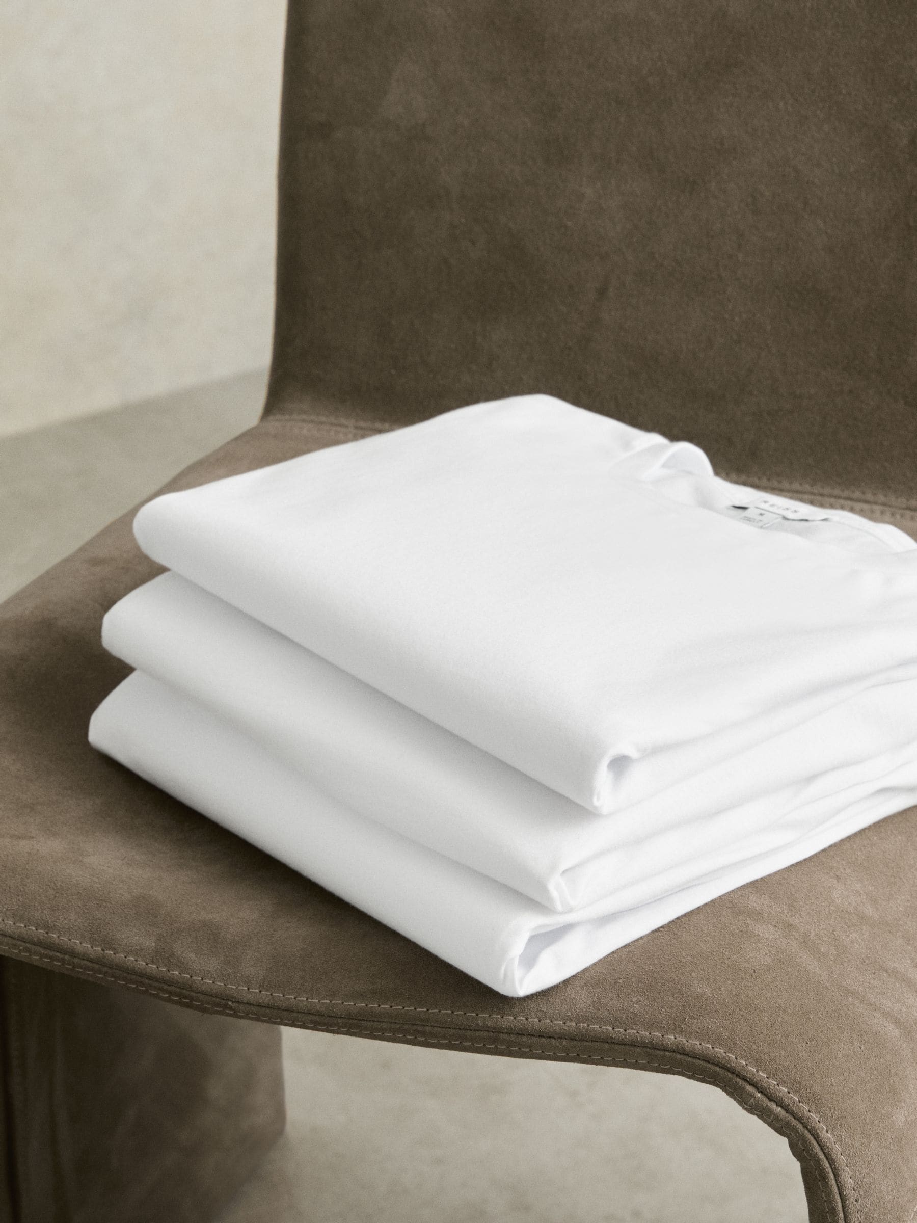 Reiss White Bless 3 Pack Cotton-jersey Crew-neck T-shirts 3 Pack
