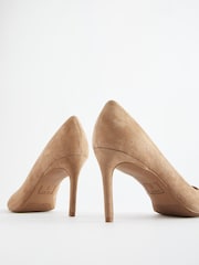 Camel Standard/Wide Fit Forever Comfort® Leather Mid Court Shoes - Image 4 of 5