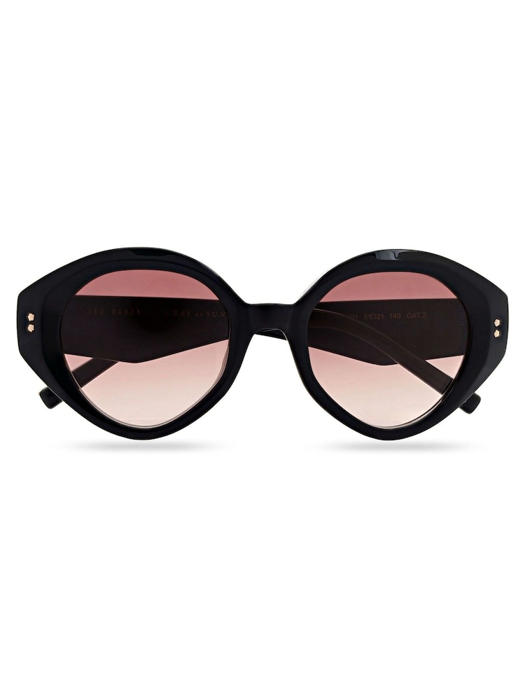 Ted Baker Womens Directional Fashion Sunglasses with Bevelled Edges and Pin Joint Detailing - Image 1 of 5