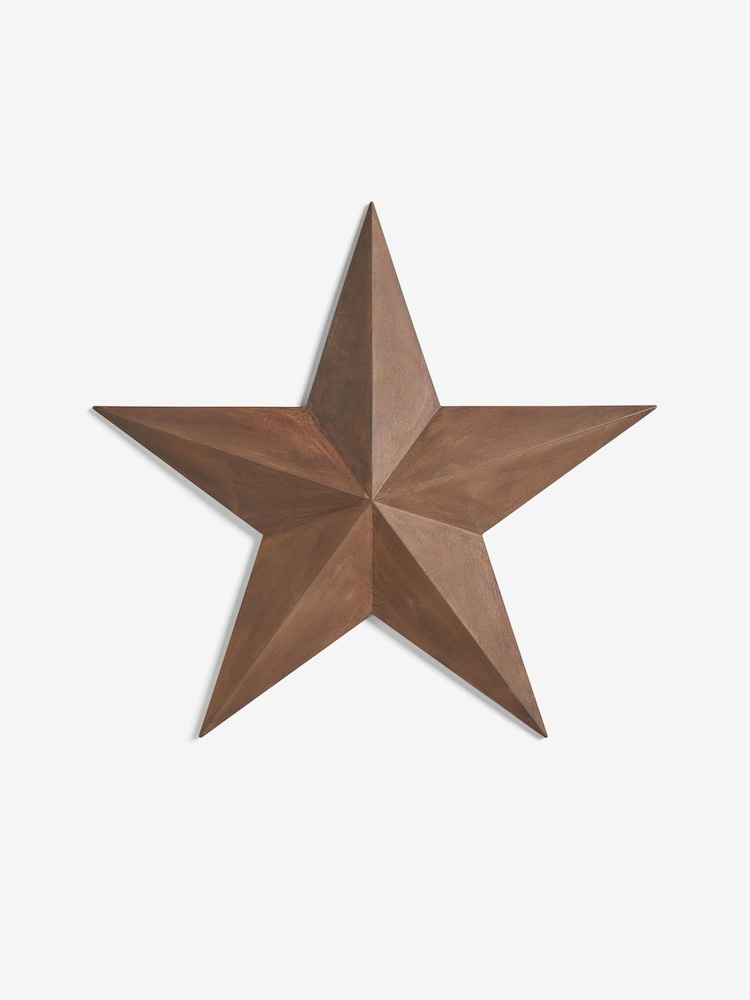Wood Bronx Star Wall Art - Image 2 of 4