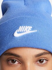 Nike Blue Peak Tall Cuff Futura Beanie - Image 6 of 6