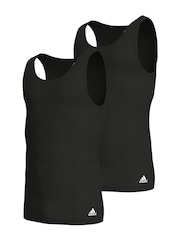 adidas Black Active Flex Vests 2 Pack - Image 5 of 5