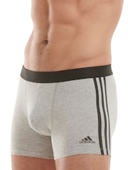 adidas Active Flex Cotton 3 Stripe Boxers 3 Pack - Изображение 5 из 6