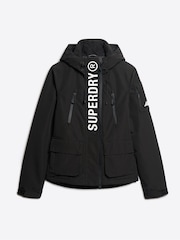 Superdry Black Hooded Ultimate Windbreaker - Image 5 of 7