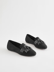 črna - Mokasini z resicami Forever Comfort® - Slika 3 iz 7