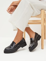 Black Forever Comfort® Chunky Loafers - Image 1 of 7