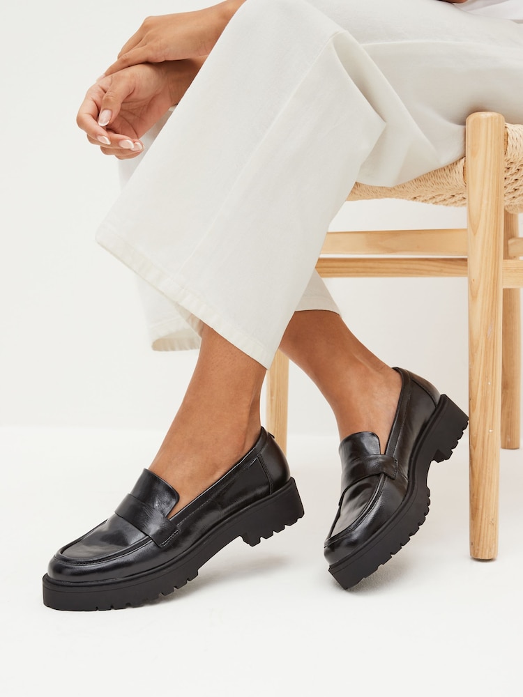 Black Forever Comfort® Chunky Loafers - Image 1 of 7