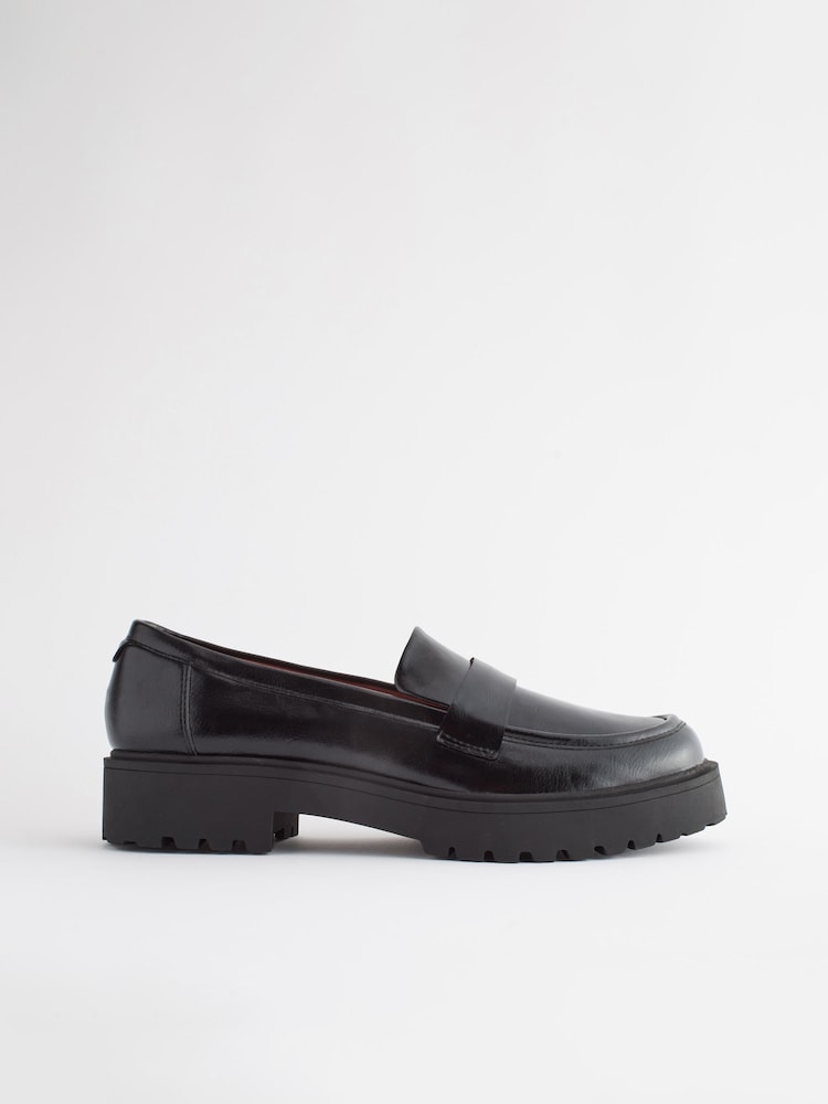 Black Forever Comfort® Chunky Loafers - Image 4 of 7