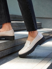 Bone White Forever Comfort® Chunky Loafers - Image 2 of 9