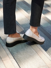 Bone White Forever Comfort® Chunky Loafers - Image 4 of 9