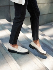 Bone White Forever Comfort® Chunky Loafers - Image 5 of 9